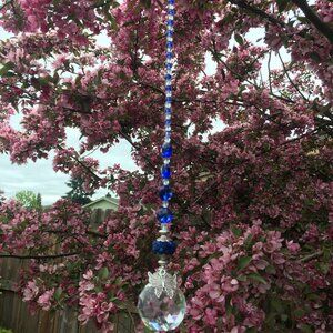 Crystal and Butterfly Suncatcher – Window Decor